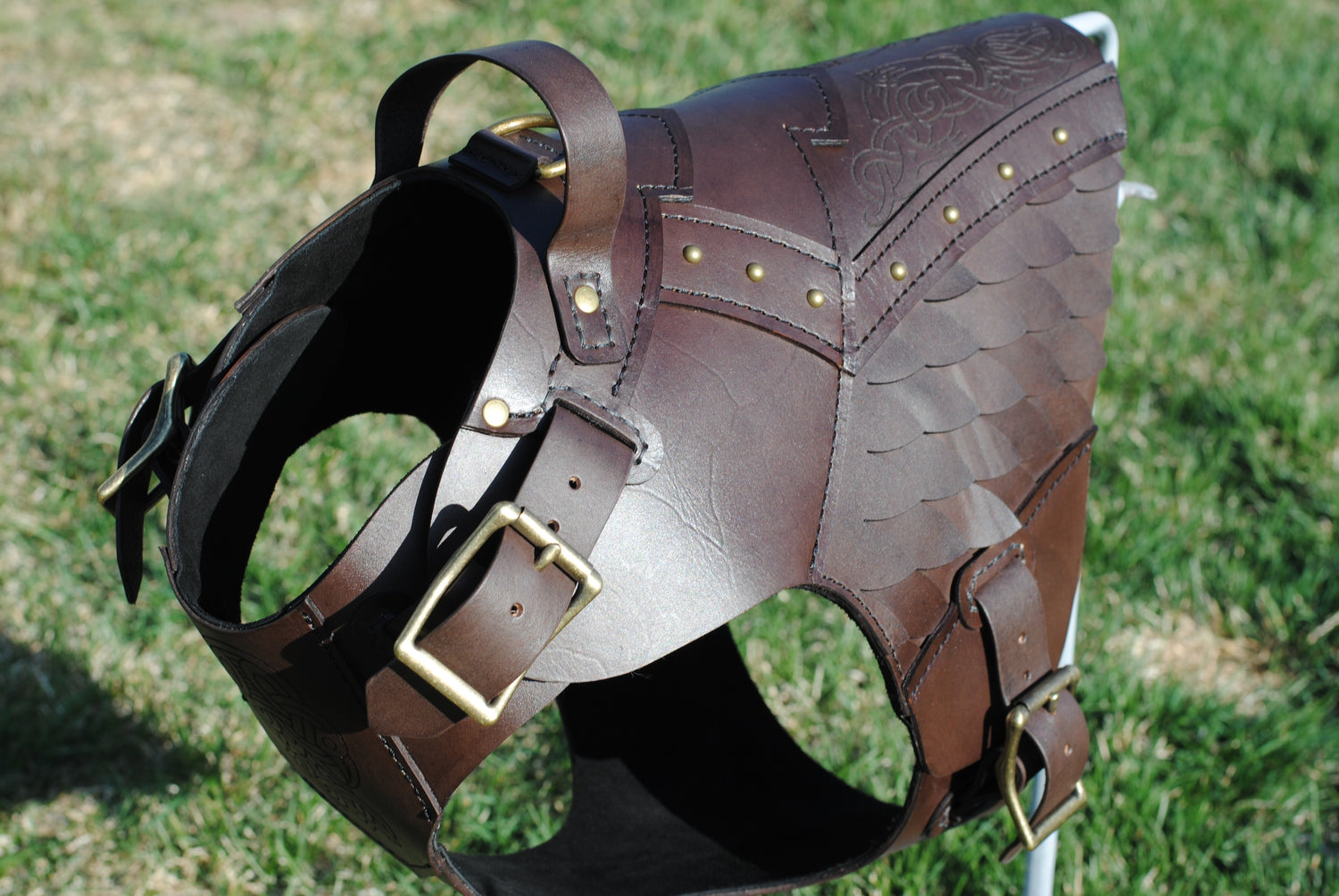 Frigga Leather Cat Armor
