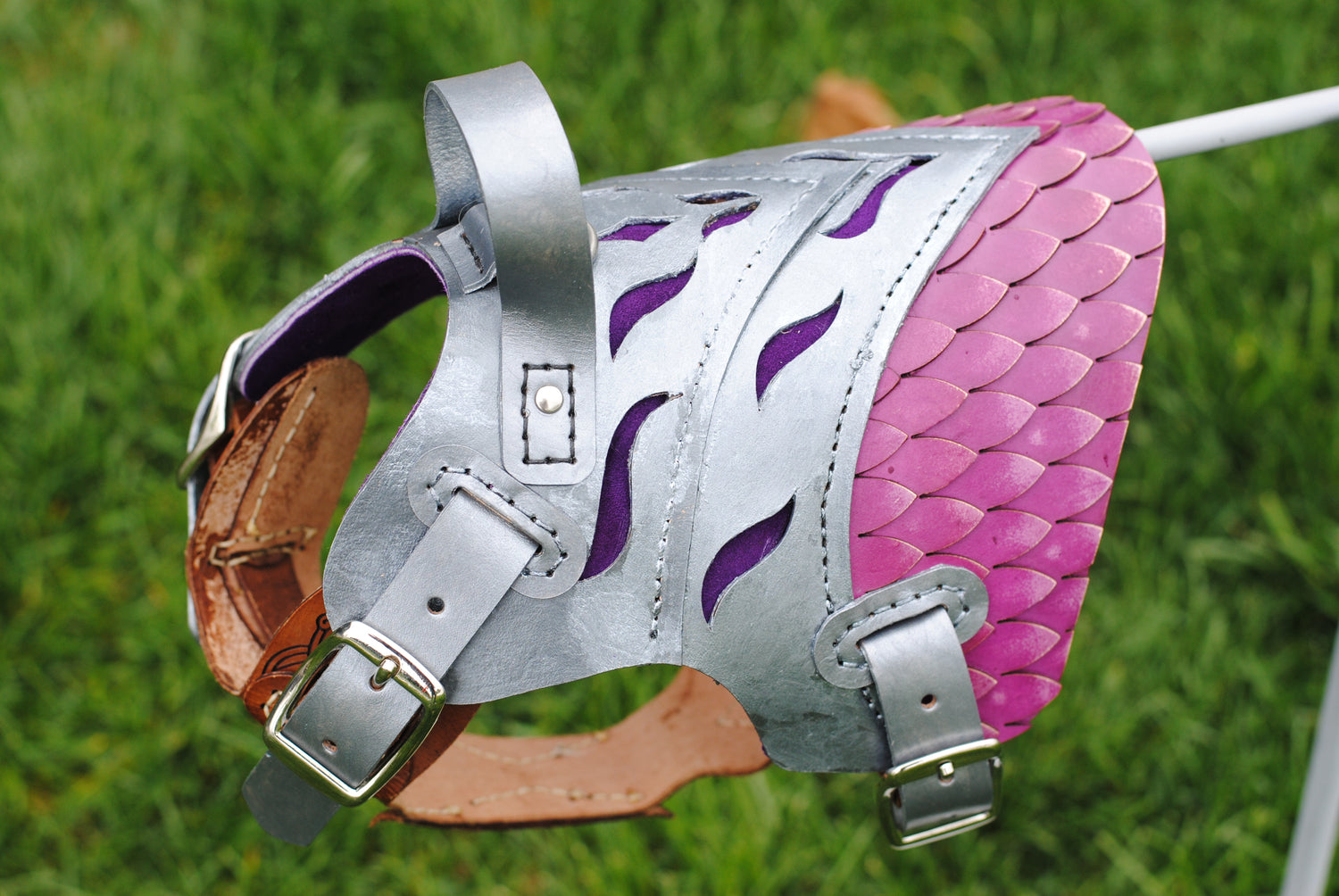 Nytheris Leather Dog Armor Harness