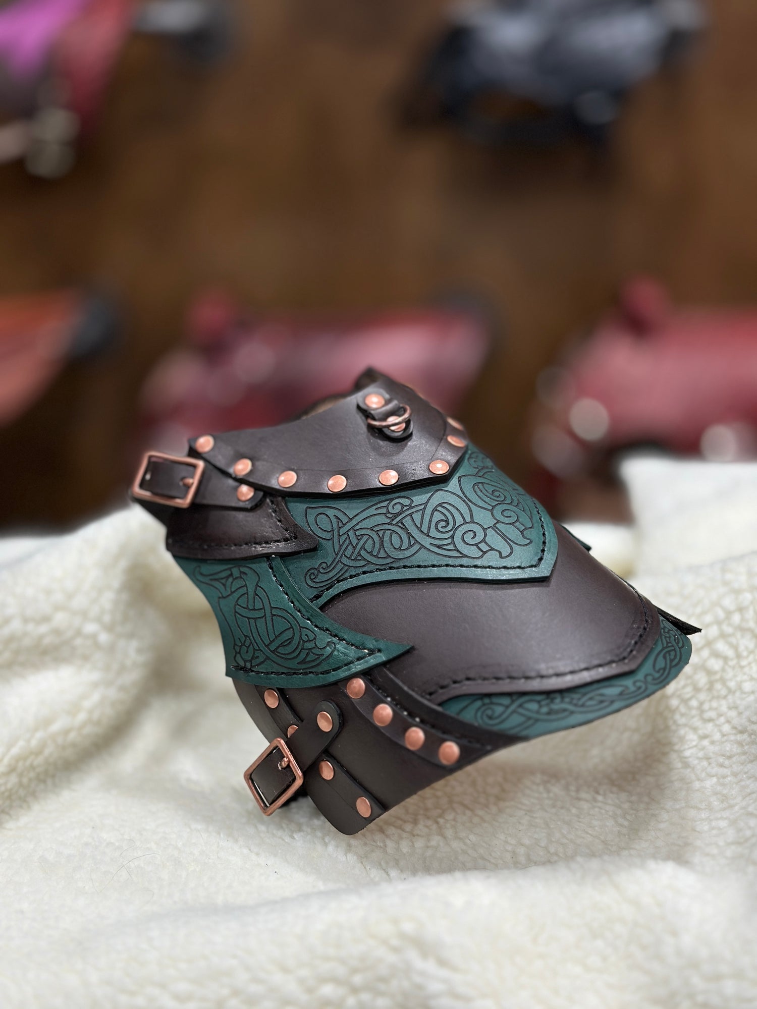 Loki Leather Cat Armor