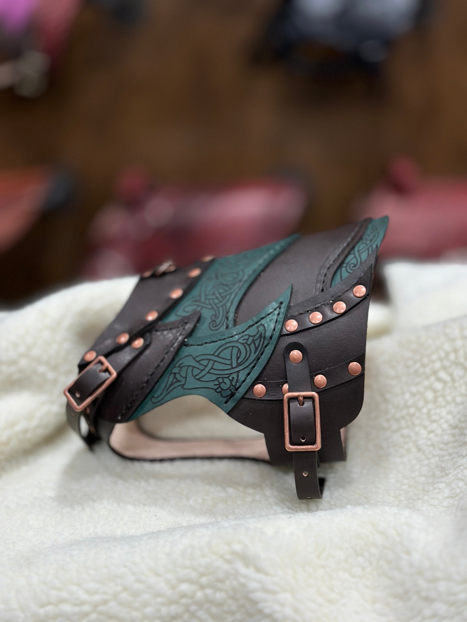 Loki Leather Cat Armor