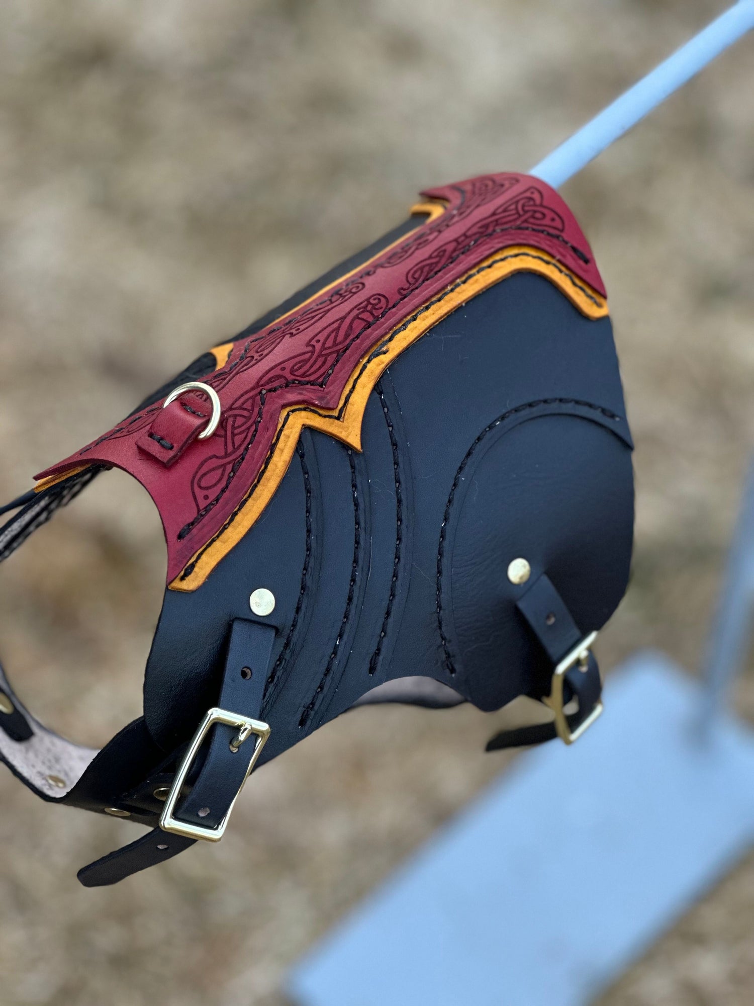 Leif Leather Cat Harness
