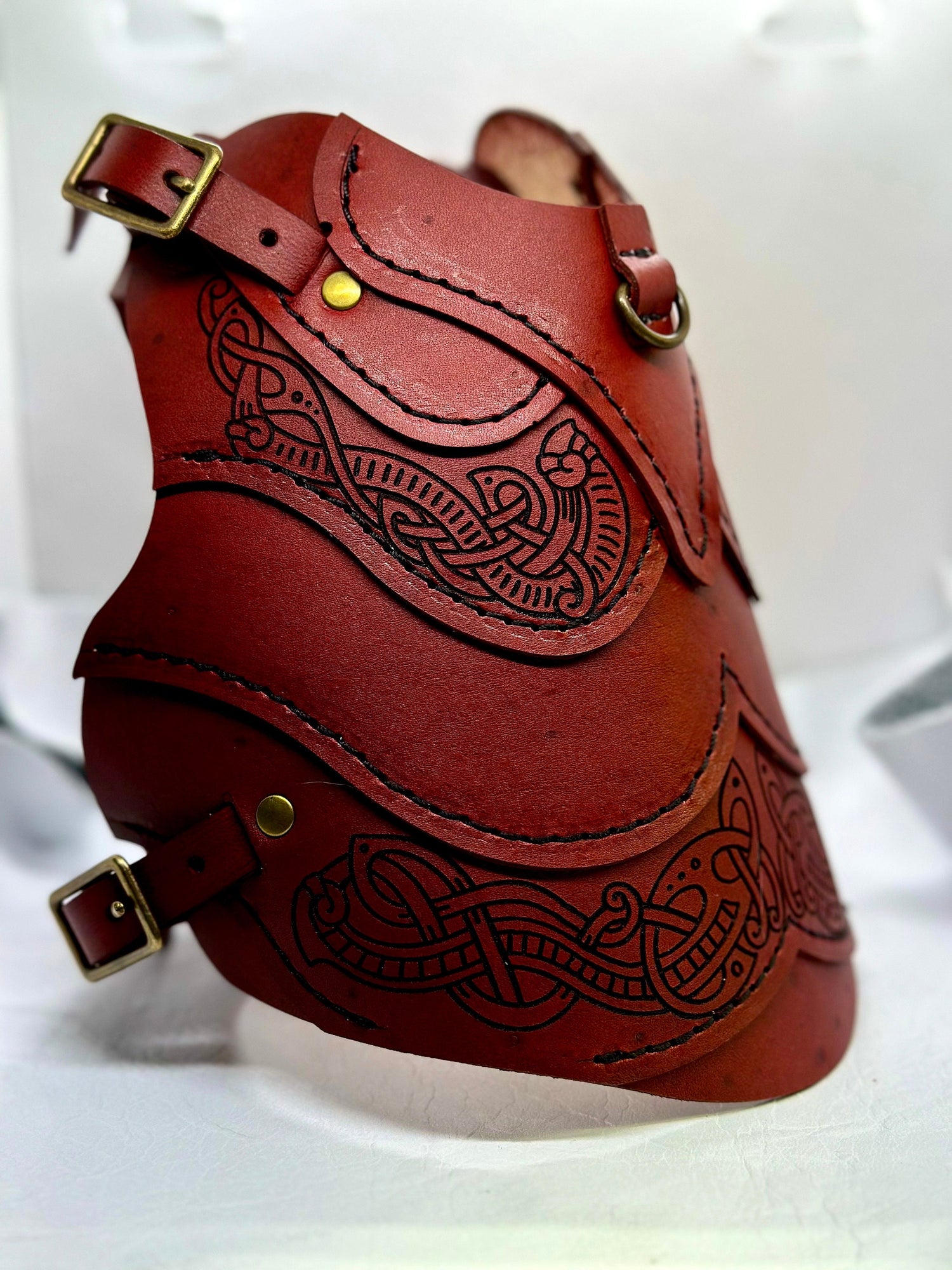 Floki Leather Cat Harness Armor