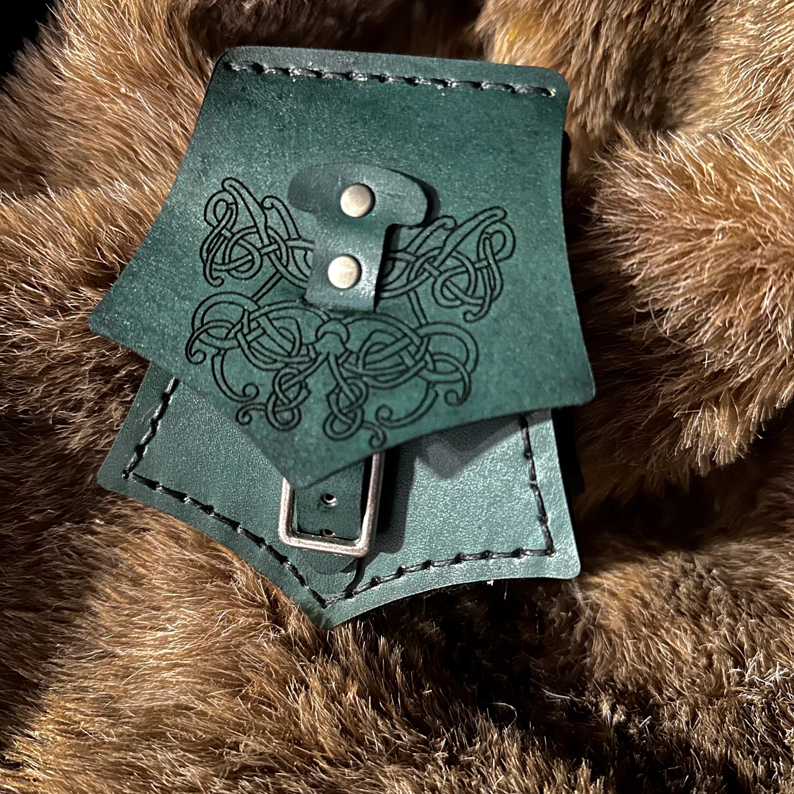 Pet Sized Small “Kite” Leather Bag – Arcane Armory & Relics