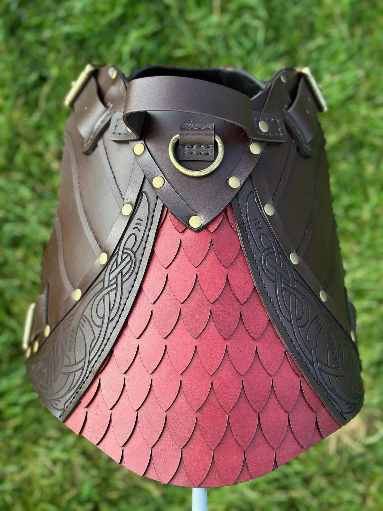 Ulf Leather Dog Harness Armor