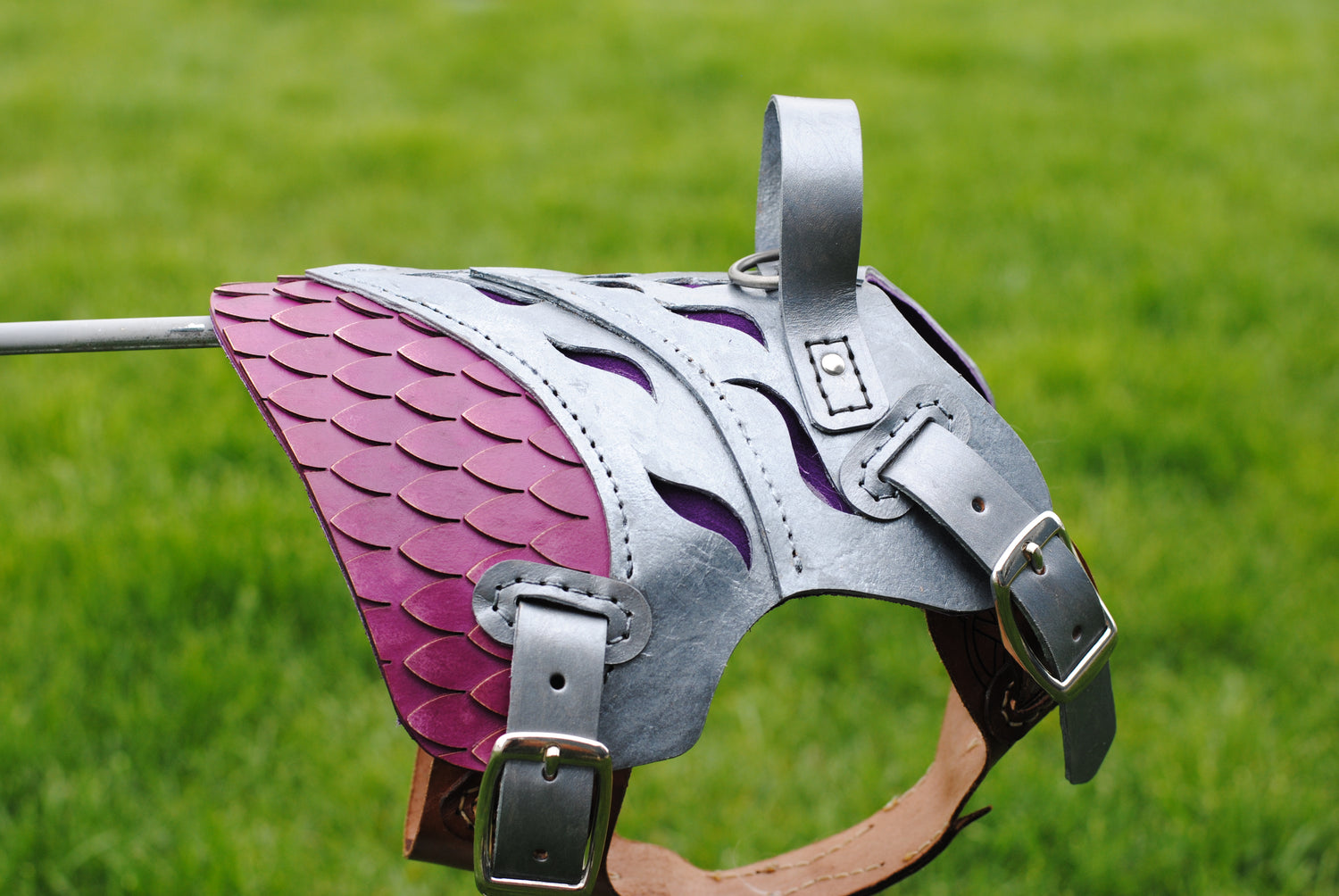 Nytheris Leather Dog Armor Harness