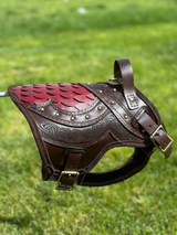 Anduril Leather Dog Armor Harness