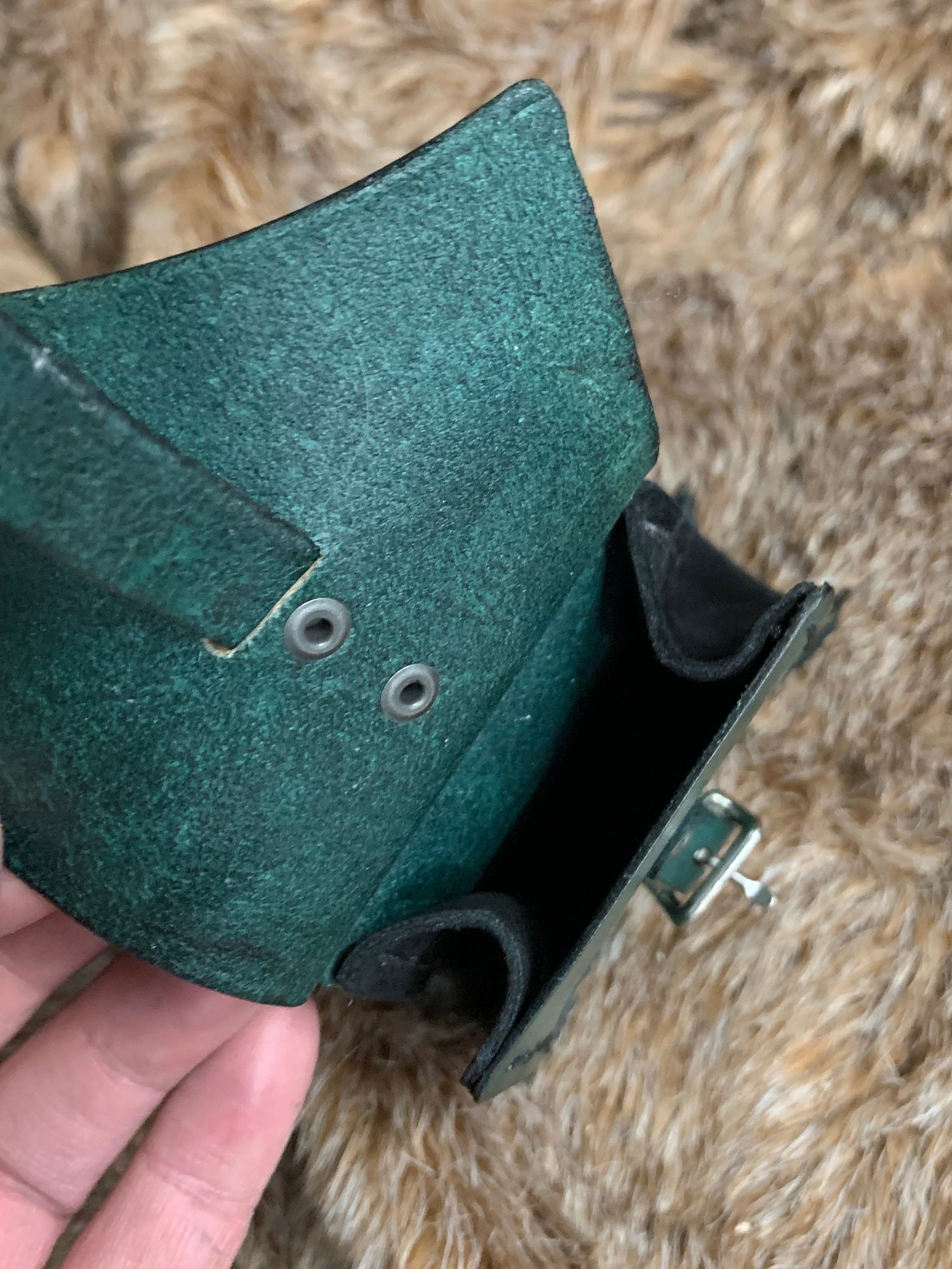Pet Sized Small “Kite” Leather Bag