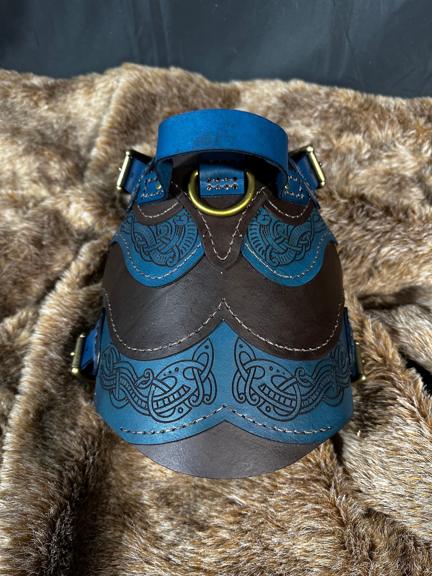 Floki Leather Dog Harness Armor