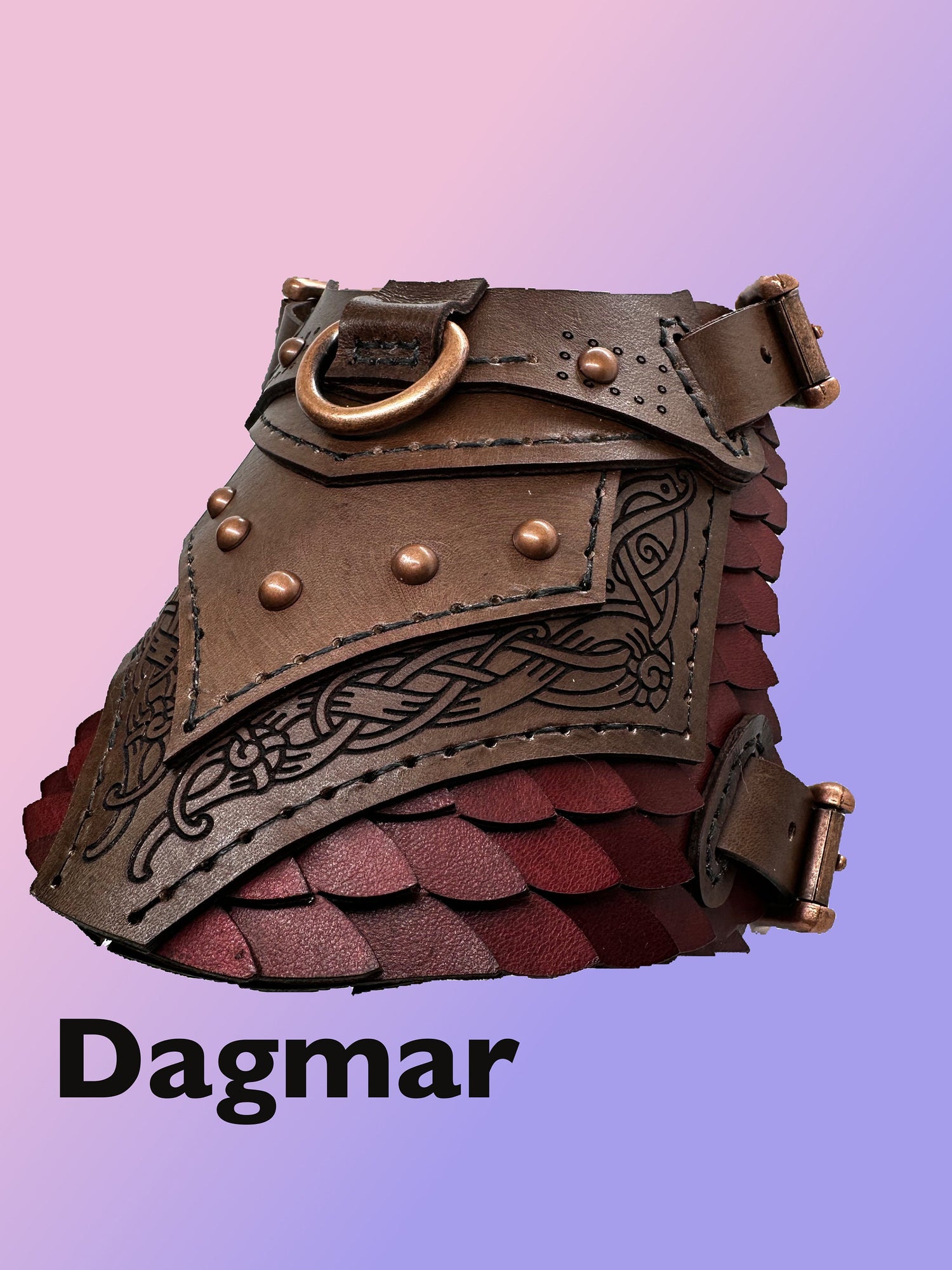 Dagmar Leather Dog Harness Armor