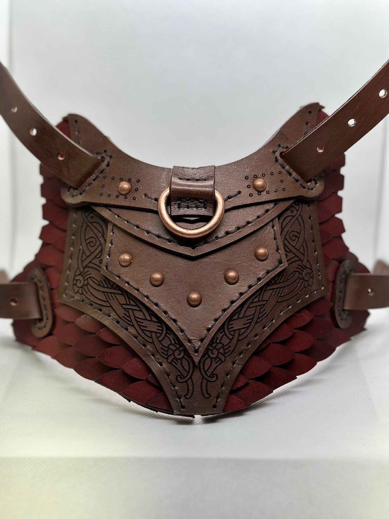 Dagmar Leather Dog Harness Armor