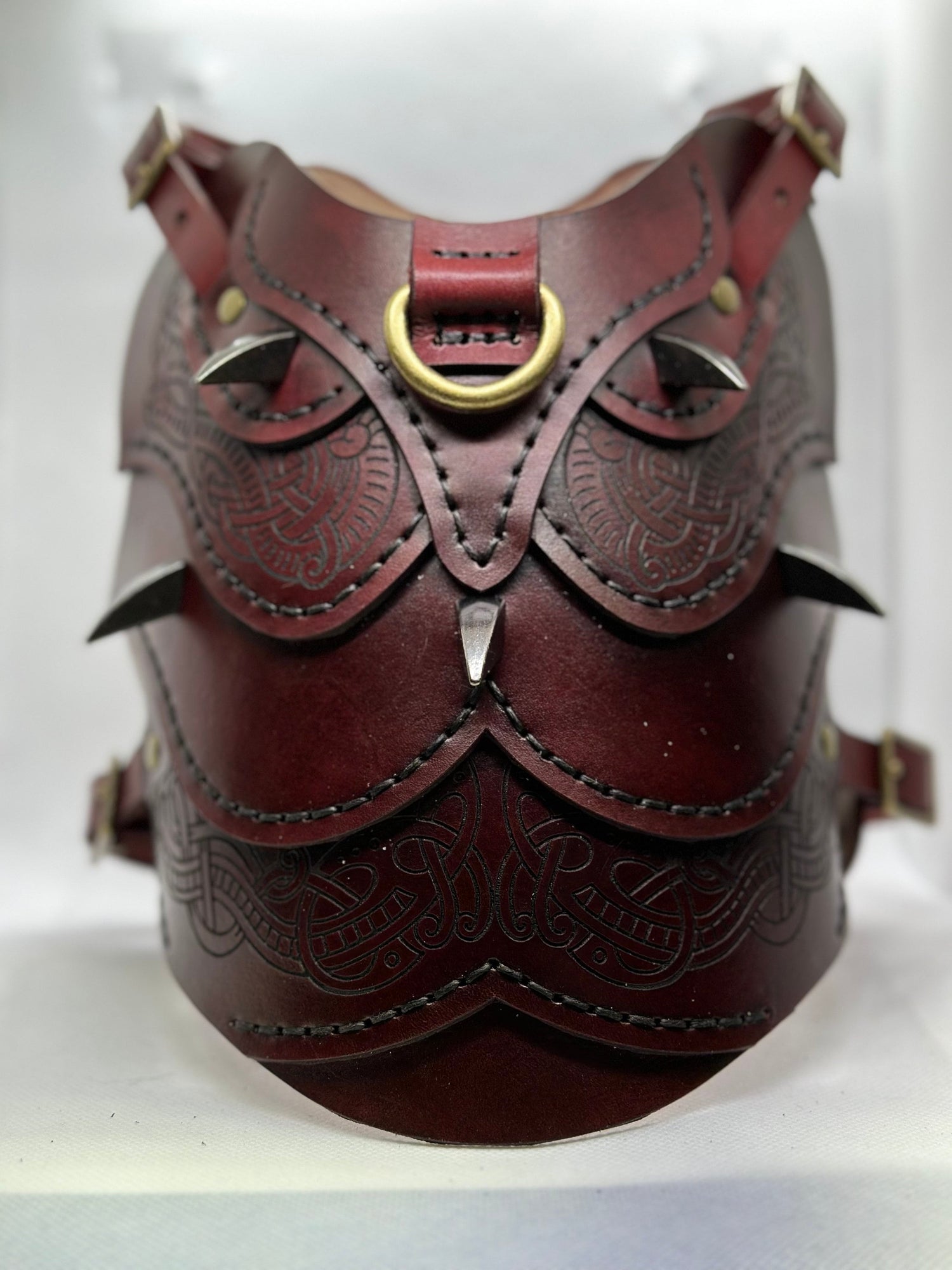 Floki Leather Cat Harness Armor