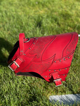 Loki Leather Dog Harness Armor