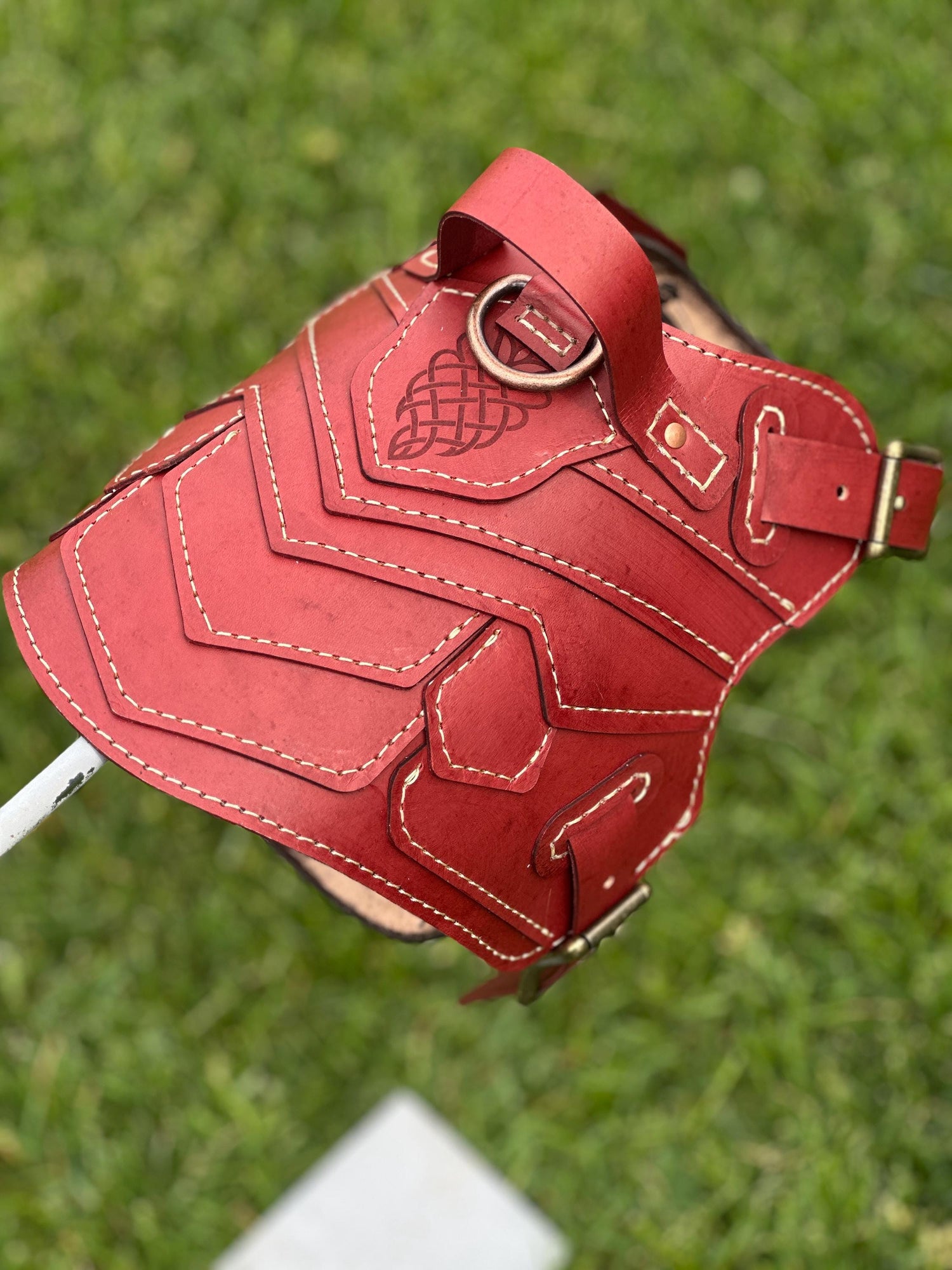 Druaneth Leather Dog Armor Harness