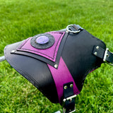 Brill Crystal & Leather Dog Harness Armor